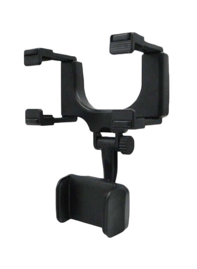 MARGOUN Car Rearview Mirror Mount Holder For Apple iPhone X Black - Image 1