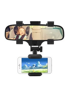 Car Rearview Mirror Mount Holder For Apple iPhone X Black - v1617597057/N16019925A_6