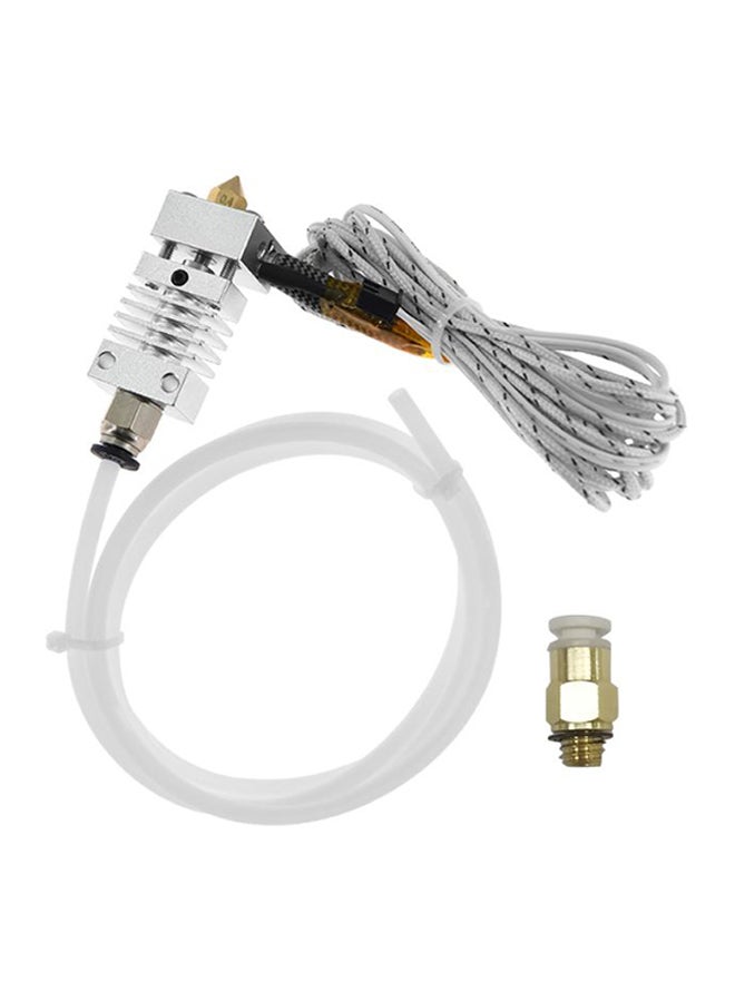 Aibecy Heating Block Throat Tube Extruder Cable Nozzle Kit White  - Image 1