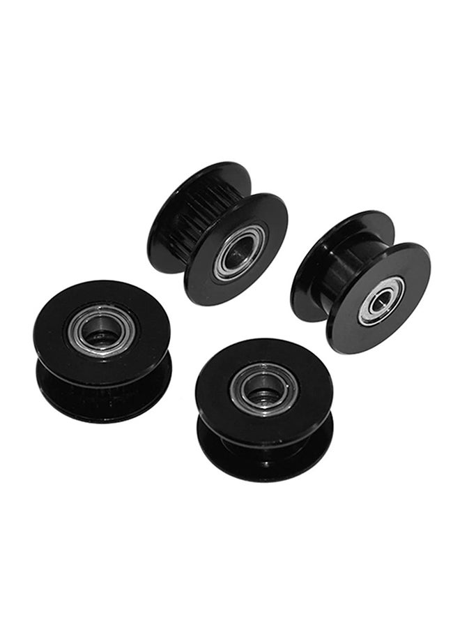 Aibecy 10-Piece Idle Pulley Gear Wheel Printer Belt Set Black/Silver  - Image 3