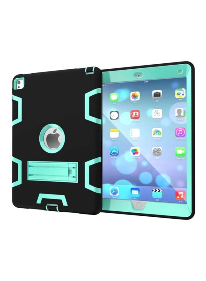 أليش غطاء حماية مطاطي شديد المقاومة للصدمات مزود بمسند صلب لجهاز آي باد آير 2/ 6 الأسود / الأزرق - Image 2