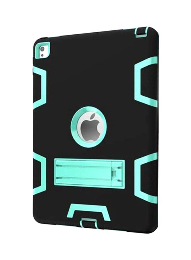 أليش غطاء حماية مطاطي شديد المقاومة للصدمات مزود بمسند صلب لجهاز آي باد آير 2/ 6 الأسود / الأزرق - Image 1