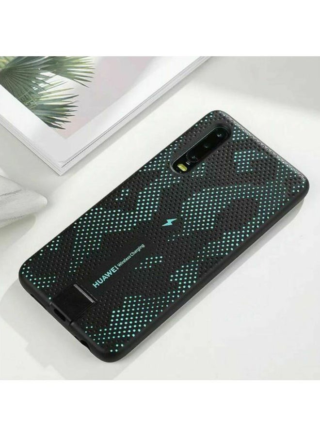 HUAWEI - Wireless Charging Case For Huawei P30 Black/Blue - Image 1