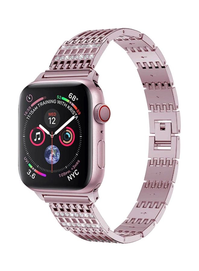 Voberry Replacement Band For Apple Watch Series 4 44mm Pink - Image 2