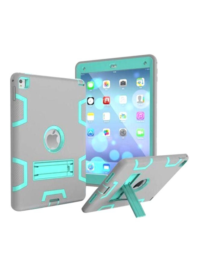 Rubber Smart Dustproof Case Cover For Apple iPad Air 2/6 Grey/Blue - v1617601160/N23566708A_2