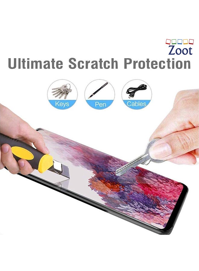 Zoot - Ultra Screen Protector Compatible For Samsung Galaxy S20 Plus black - Image 1