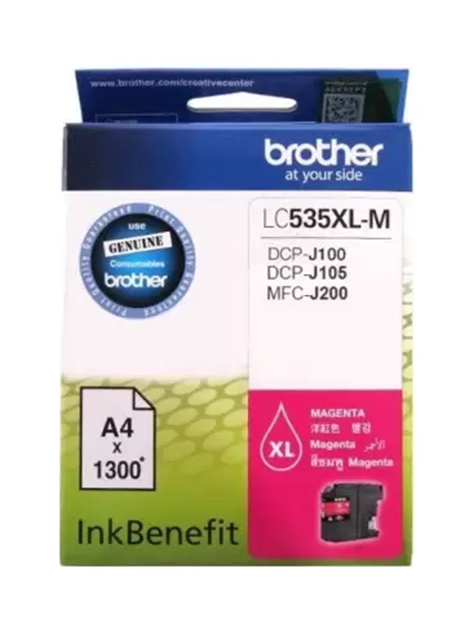 brother InkBenefit Toner Cartridge LC535XLM Magneta - Image 3