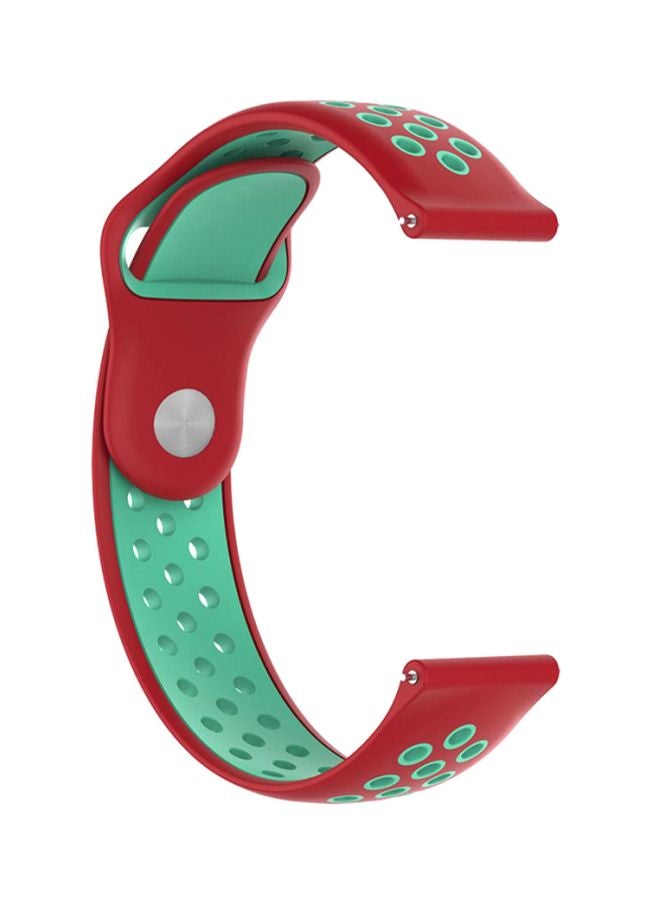 Voberry Replacement Band Strap For Samsung Galaxy Classic 46mm Red/Green - Image 2