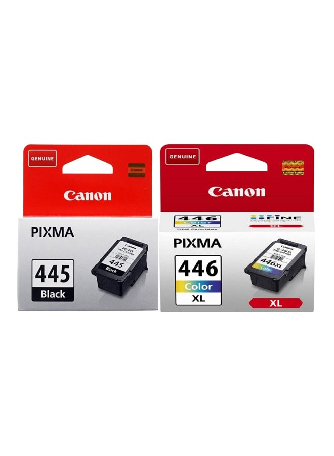 Canon - 2-Piece Ink Cartridge Set 445 Black/446 XL Tri Colour - Image 1