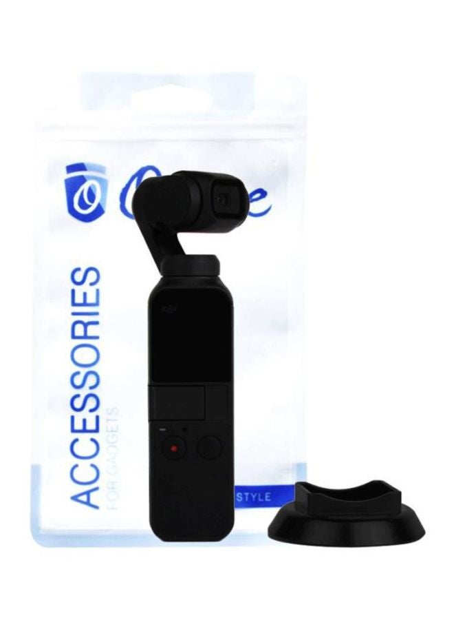 أوزون حامل تثبيت ودعم مكتبي من البلاستيك لكاميرا أوزمو بوكيت جيمبال أسود - Image 3