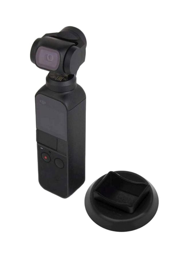 أوزون حامل تثبيت ودعم مكتبي من البلاستيك لكاميرا أوزمو بوكيت جيمبال أسود - Image 4