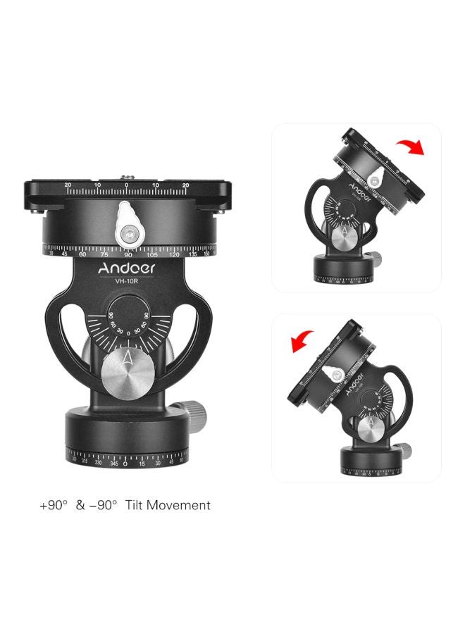 ANDOER 2 Way Pan Tripod Black - Image 2