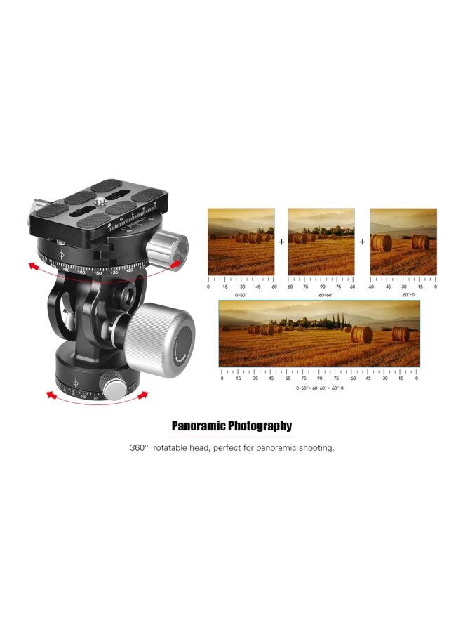 ANDOER 2 Way Pan Tripod Black - Image 3