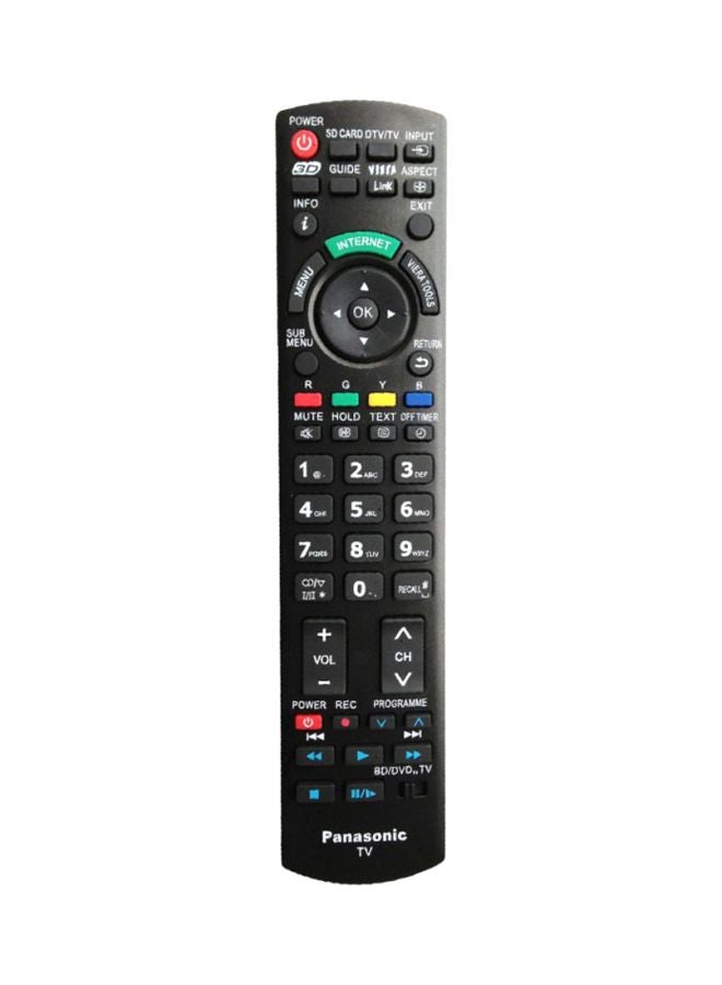 Panasonic Remote Control For LCD TV Black/Green/Red