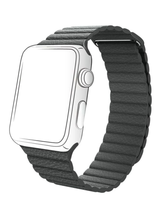 MARGOUN Replacement Band For Apple Watch 42/44mm Grey - Image 1
