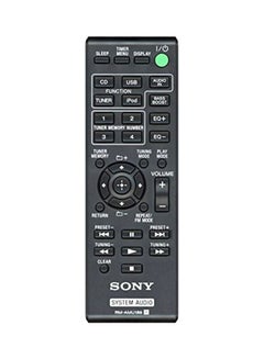 Sony Remote Control For Sony RM-AMU186 Music System Black/White  - Image 1
