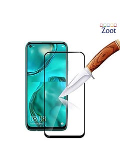 Zoot 9H Hardness Tempered Glass Screen Guard Compatible For Huawei Nova 7i Black  - Image 2