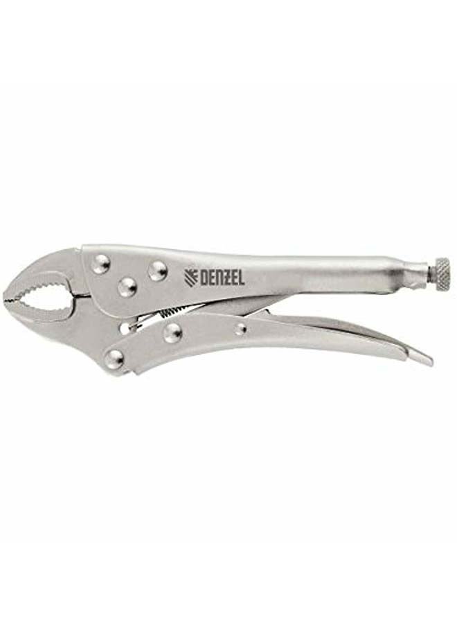 denzeL Stainless Steel Locking Adjustable Pliers Silver 8-1/2inch - Image 1