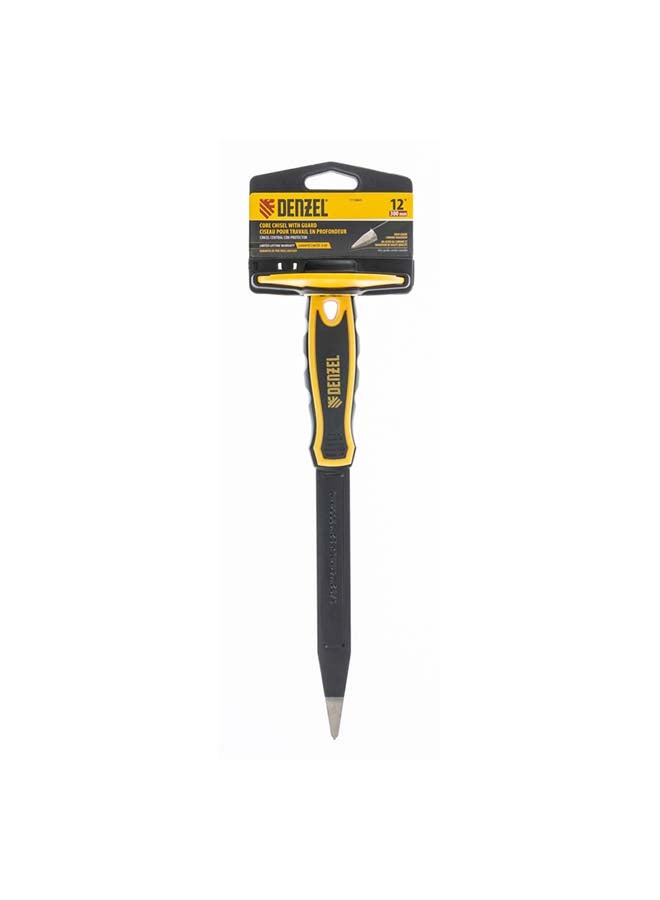 Core Chisel With Guard Yellow/Black 12inch