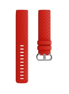 Voberry Replacement Strap Band For Fitbit Charge 3 Red  - Image 2