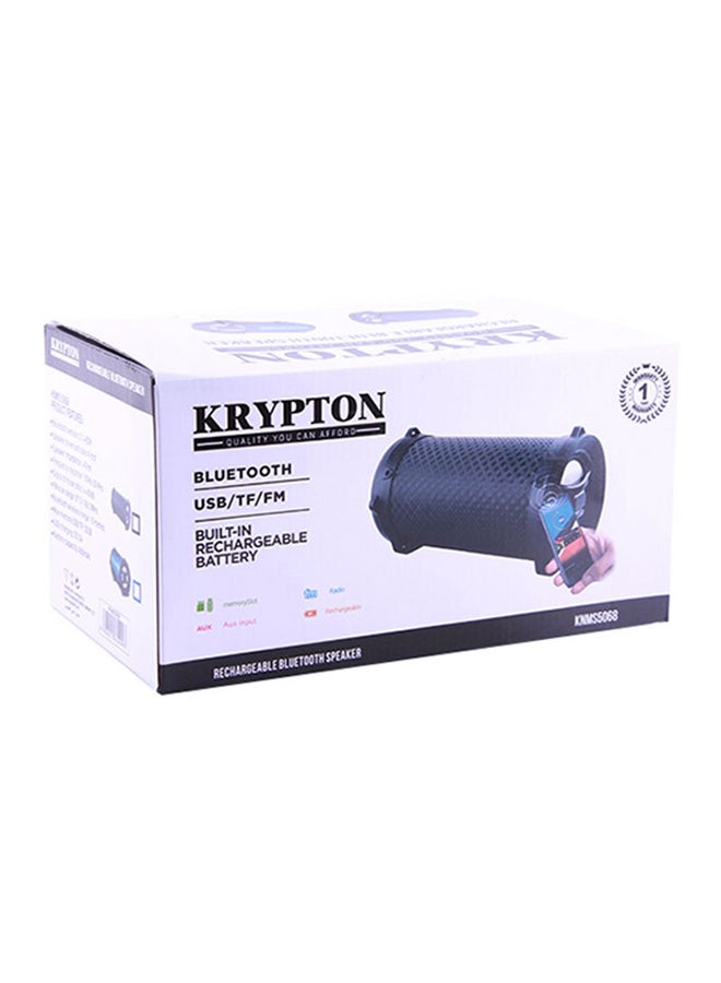 KRYPTON Rechargeable Portable Bluetooth Speaker Black  - Image 3