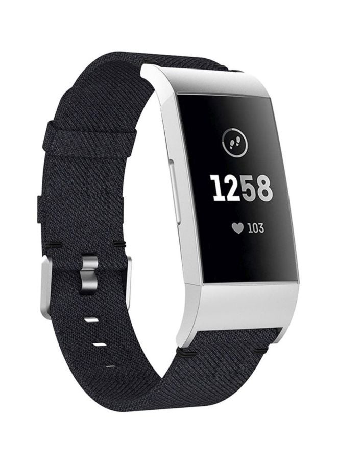 Voberry Replacement Strap Band For Fitbit Charge 3 Black - Image 4