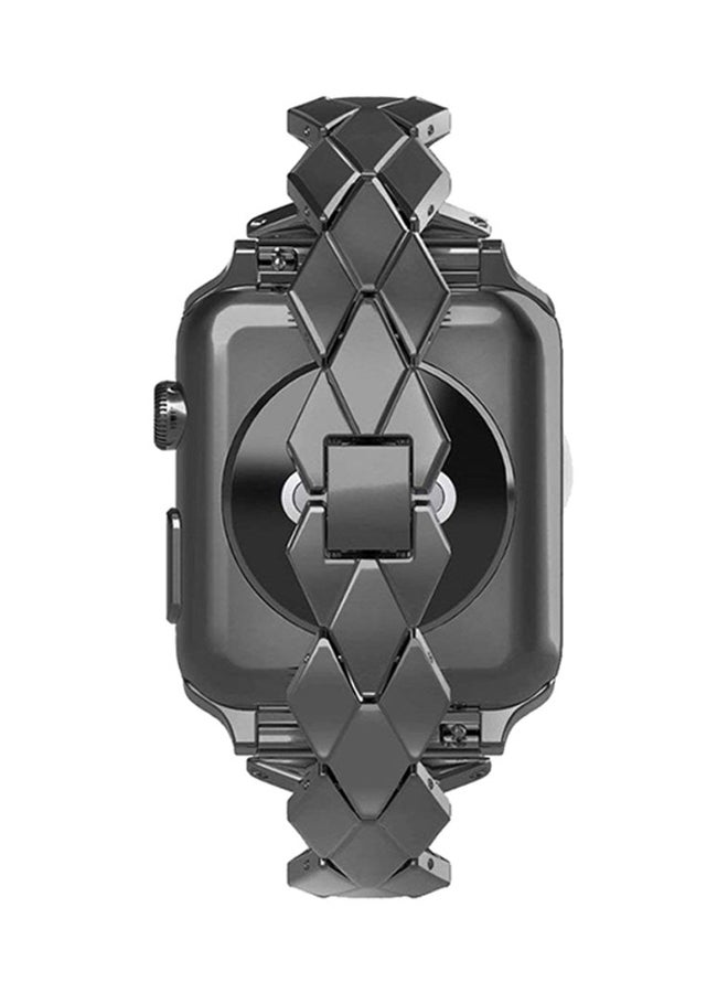 Ozone Replacement Strap For Apple Watch 38 mm Black - Image 2