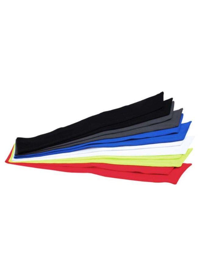 Moisture Wicking Sweatband Hair Band Blue - Image 2