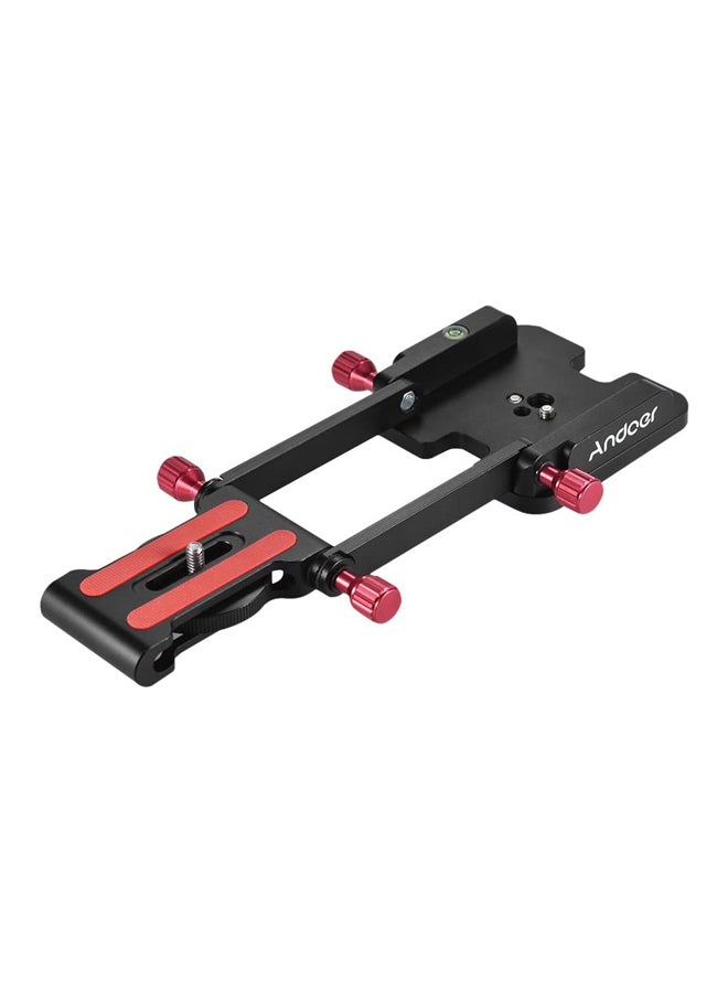 ANDOER Quick Release Plate Camera Ball Head Black/Red/White - Image 3