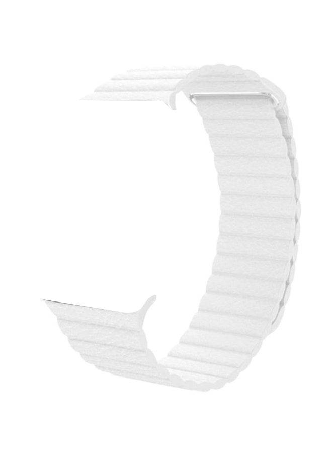 MARGOUN Replacement Band For Apple Watch Series 3/4/5 White - Image 1
