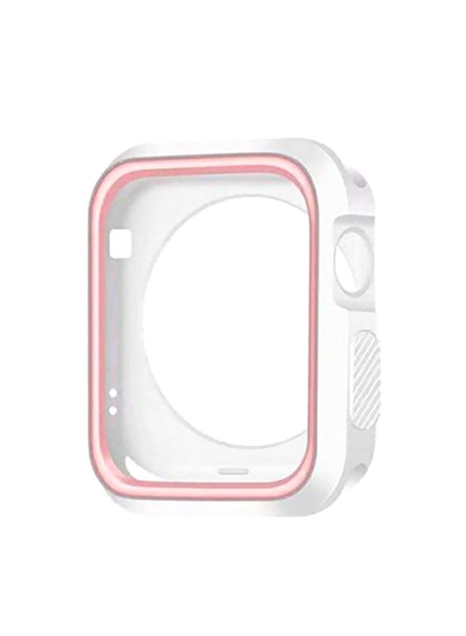 Ozone Protective Case Cover For Apple Watch Series 3 42 mm White/Pink  - Image 1