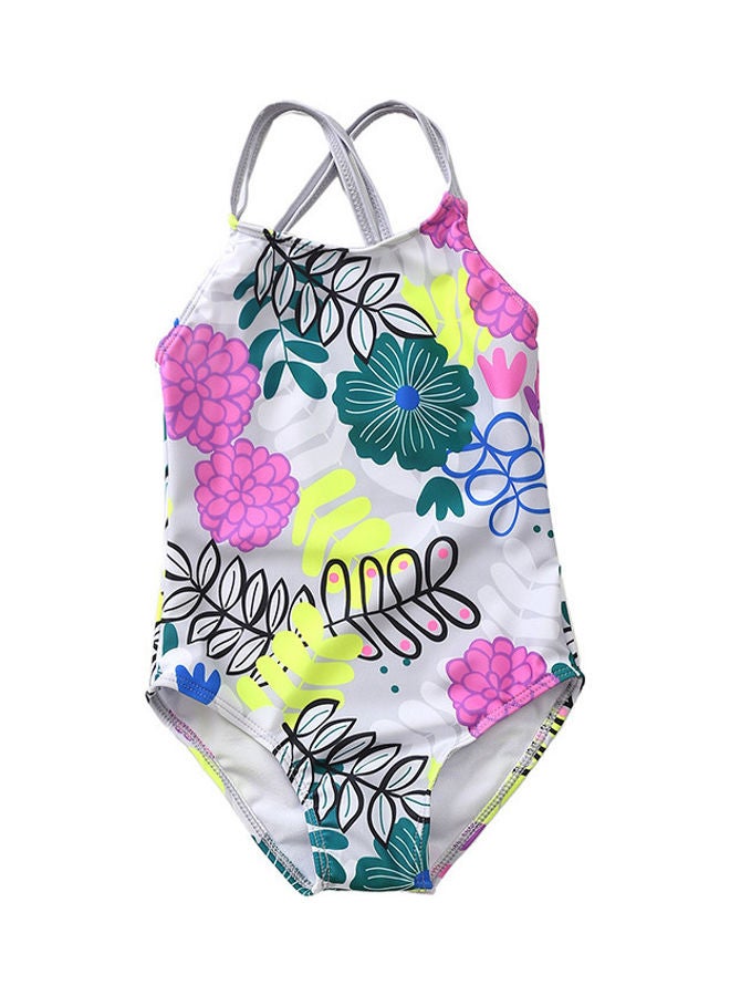 XiuWoo Girl's Cute Swimwear 110cm 