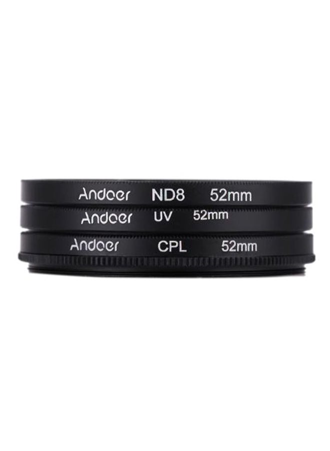 ANDOER Neutral Density Lens Filter Set 5.2cm Black  - Image 1