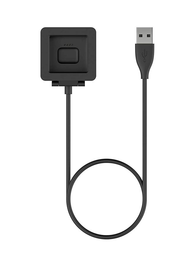 Fitbit Blaze Charging Cable 9.04x4.09x1.7cm Black/Silver  - Image 1