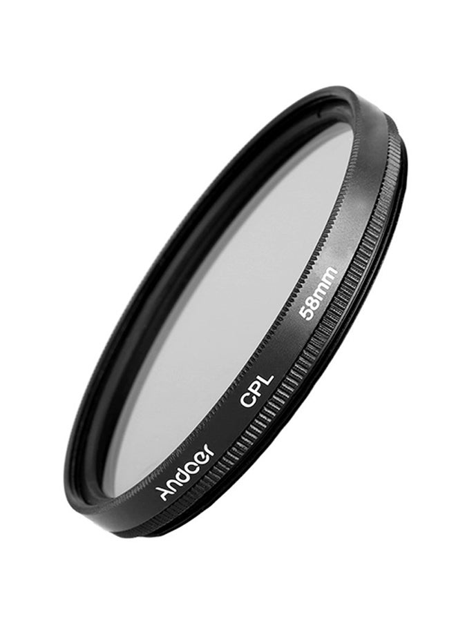 ANDOER - Circular Polarized Lens Filter Black/Clear - Image 1