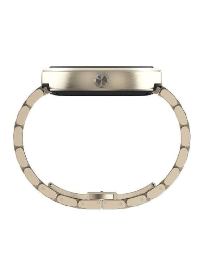 Motorola - Moto 360 Smartwatch With 18mm Band Champagne Metal - Image 1