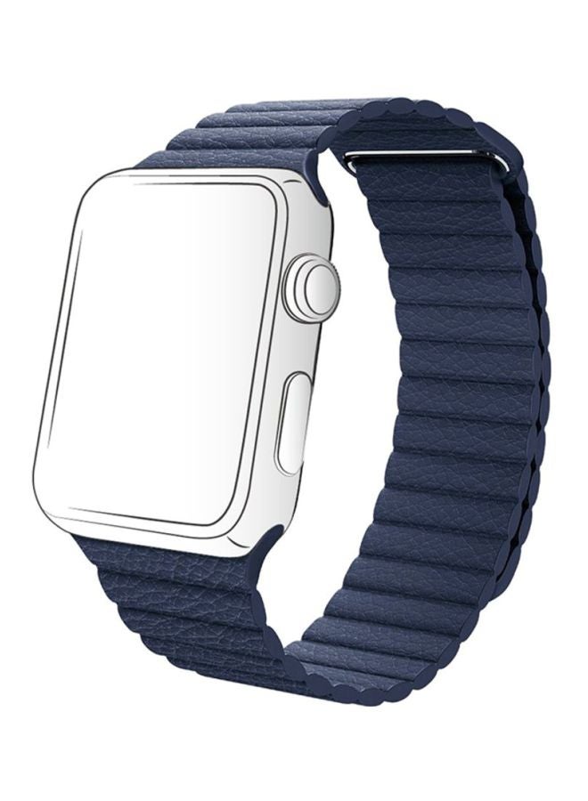 MARGOUN Replacement Band Loop For Apple Watch Series 3/2/1 Blue