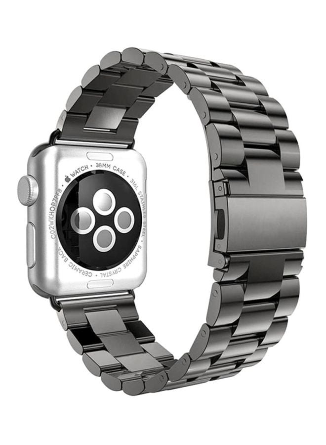 MARGOUN Stainless Steel Replacement Band for Apple Watch 38/40/41mm Black