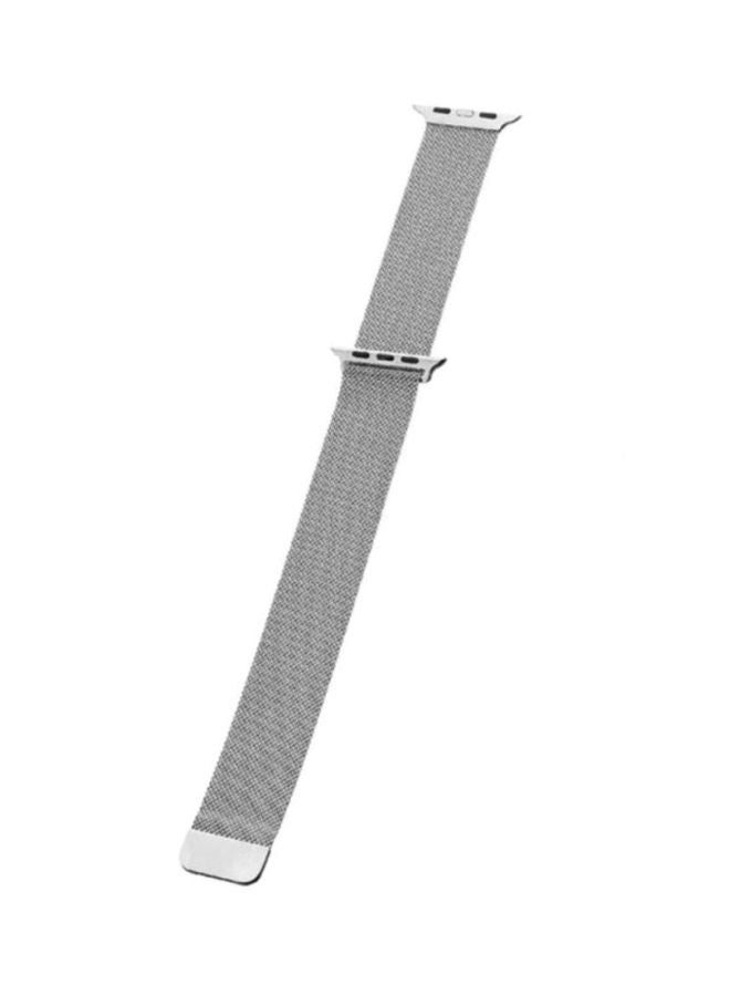 MARGOUN - Replacement Band For Apple Watch Series 4 42 mm Silver - Image 1