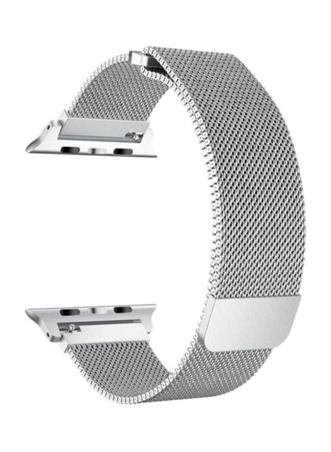 Replacement Band For Apple Watch Series 4 42 mm Silver