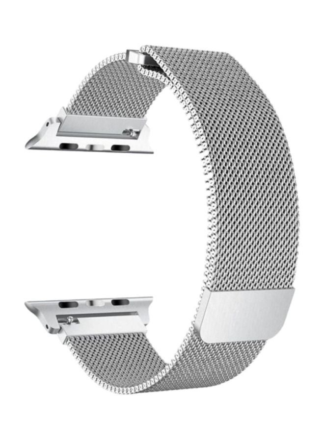 MARGOUN - Replacement Band For Apple Watch Series 4 42 mm Silver - Image 1