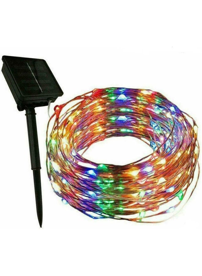 Generic - 8-Mode Solar Panel Copper Wire String Light 20M Multicolour - Image 1
