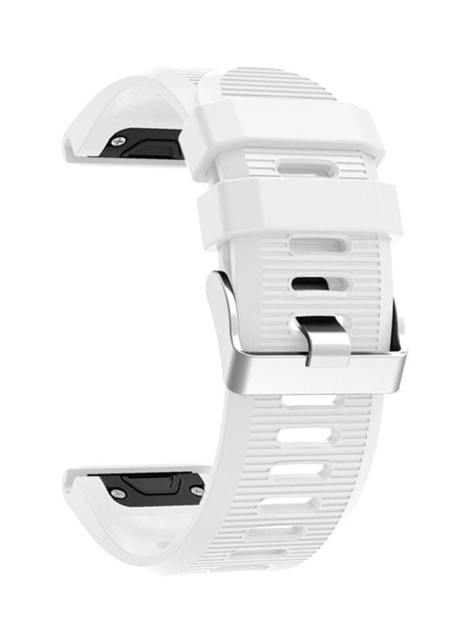 Voberry Replacement Band For Garmin Fenix 5X Plus White - Image 1