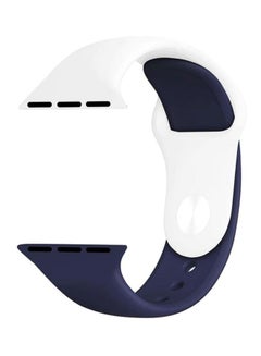 Replacement Band For Apple Watch Series 1/2/3/4 44mm White/Blue