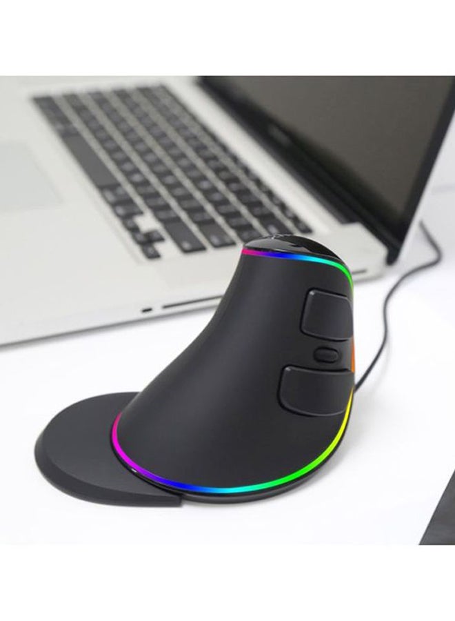 بيوينتي ماوس سلكي عمودي لليد اليمنى أسود / أزرق / أخضر - Image 3