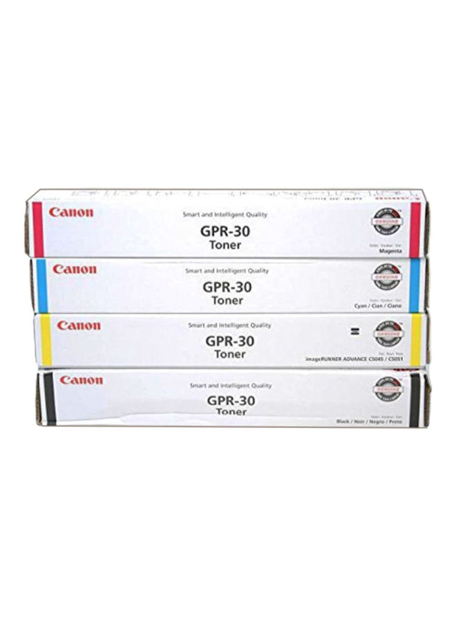 Canon 4-Piece GPR-30 Cartridge Toner Set Cyan/Yellow/Magenta - Image 2