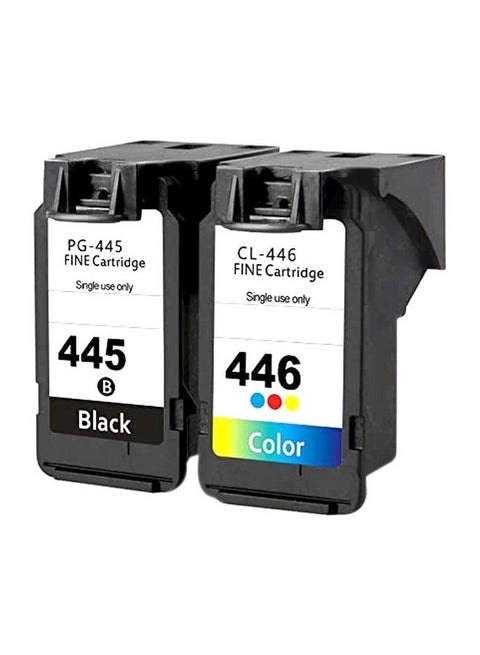 Replacement Laser Toner Ink Cartridge For Canon CL-446 And PG-445 Multicolour