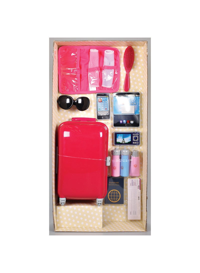 Lotus Dream Hearts Travel Accessories Set For Fashion Dolls 21.5 x 8 x 43cm - Image 2