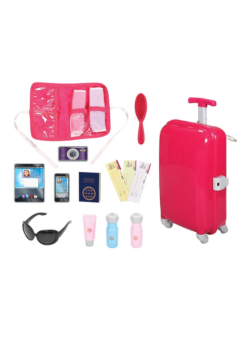 Lotus Dream Hearts Travel Accessories Set For Fashion Dolls 21.5 x 8 x 43cm - Image 3