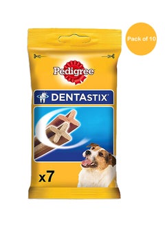 Dentastix Dog Treats Small Breed Dog 7 Sticks 110g Pack of 10 - v1617617048/N30696324A_1